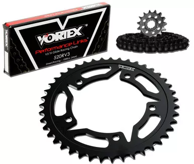 Vortex CK6344 Chain and Sprocket Kit HFRS HON CBR929RR 00-01,954RR 02-03 (1D2U)