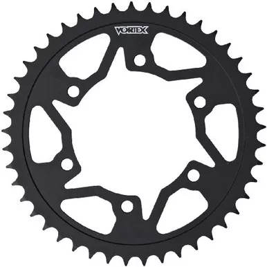 Vortex Steel Rear Sprocket Black 48T - 438S-48