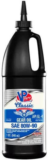 VP Racing Fuels SAE 80W-90 Hi Performance Classic GL-4 Gear Oil, Quart