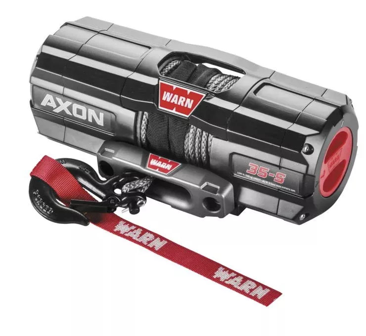 Warn AXON 35-S Winch with Synthetic Rope