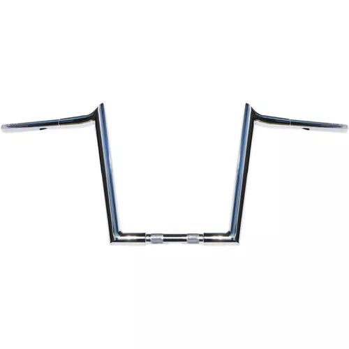 Wild 1 Chubby 1-1/4" Hooked Handlebars 12" - Chrome