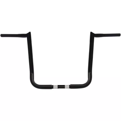 Wild 1 Chubby 1-1/4" Hooked Handlebars 16" for 1996-2019 Harley Touring - Black