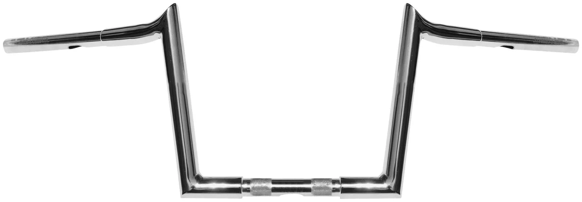 Wild 1 One Chubby Chrome 10" Ape Hanger Handlebars Harley FLTR FLHR Dyna