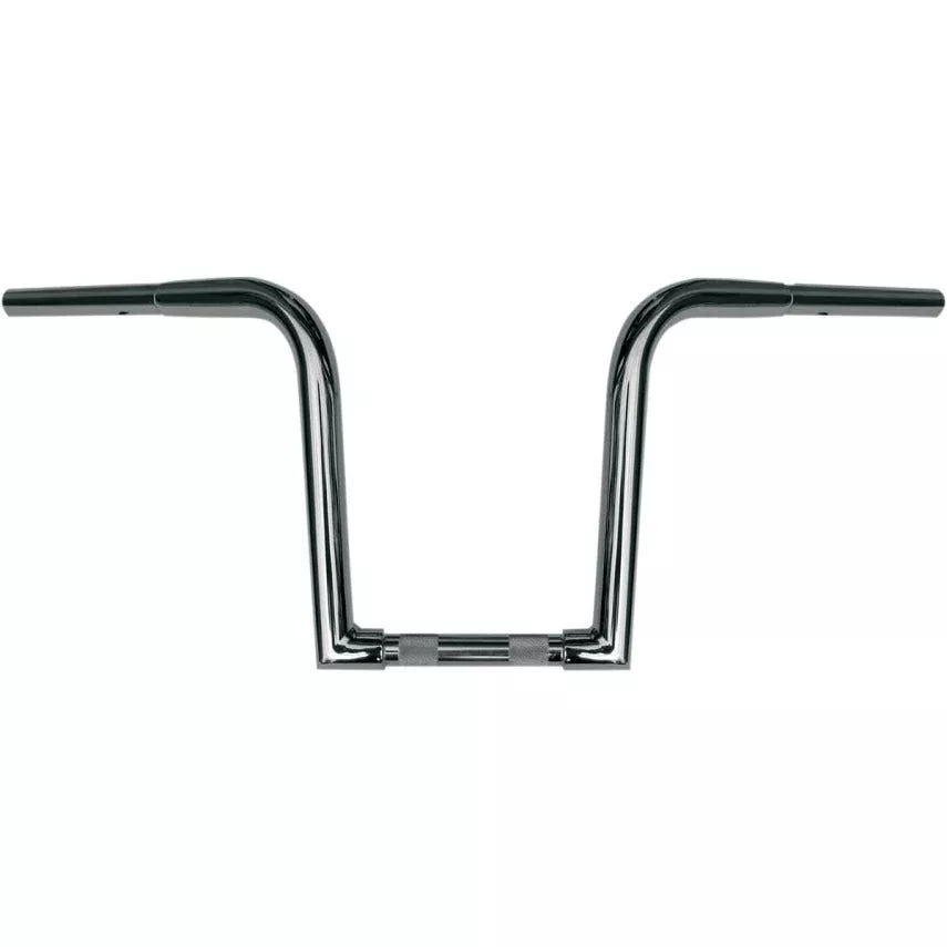 Wild 1 One Chubby Chrome 10" Outlaw'Z Ape Hanger Handlebars for Harley