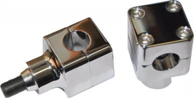Wild 1 Wild 1 Stubby Chubby Springer Risers Chrome – WO533