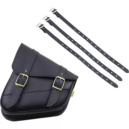 Willie & Max Triangulated Brass Monkey Swingarm Bag – Black