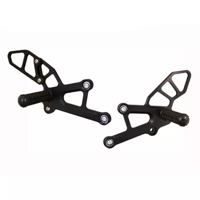 Woodcraft Honda CBR250R 11-13 Adjustable Standard Rearset Kit (Std Shift)
