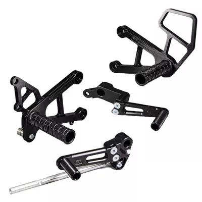 Woodcraft Kawasaki ZX-6R 07-08 Rearsets Complete Kit