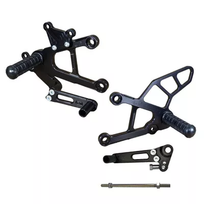 Woodcraft Kawasaki ZX-6R (636) 13-18 Rearsets Complete Kit