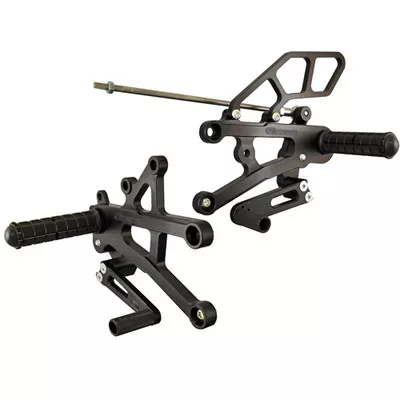 Woodcraft Triumph Daytona 675 06-12 Rearsets Complete Kit Standard Shift