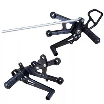 Woodcraft Yamaha YZF-R6 06-16 Rearsets Complete Kit Standard Shift