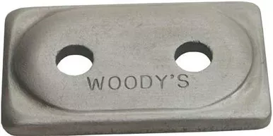 Woodys Double Grand Digger Support Pl Ates Aluminum 48/Pk – ADG-3775-48