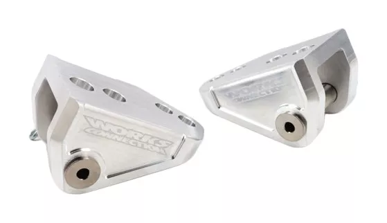 Works Connection Foot Peg Mounts Kawasaki 250cc-450cc 2015-2026