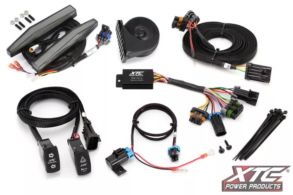 XTC Power Products Self-Canceling Turn Signal System with Horn and Front Driving Lights for ’16-18 Polaris General 1000 Models