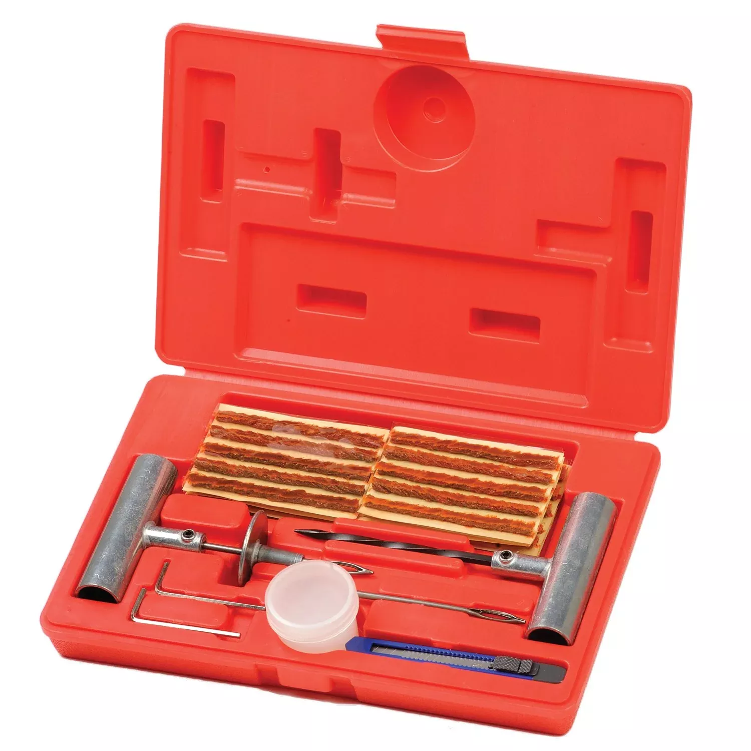 Xtra Seal 12-355 Emergency Tire Repair Kit with 4″ Strings & Tools