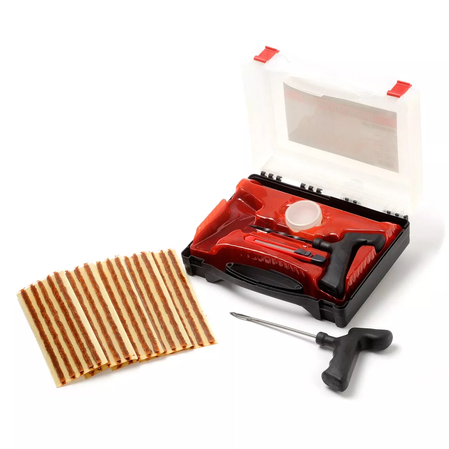 Xtra Seal 12-362TOTE Truck Tire String Tote Kit with 25 8″ Plugs & Tools