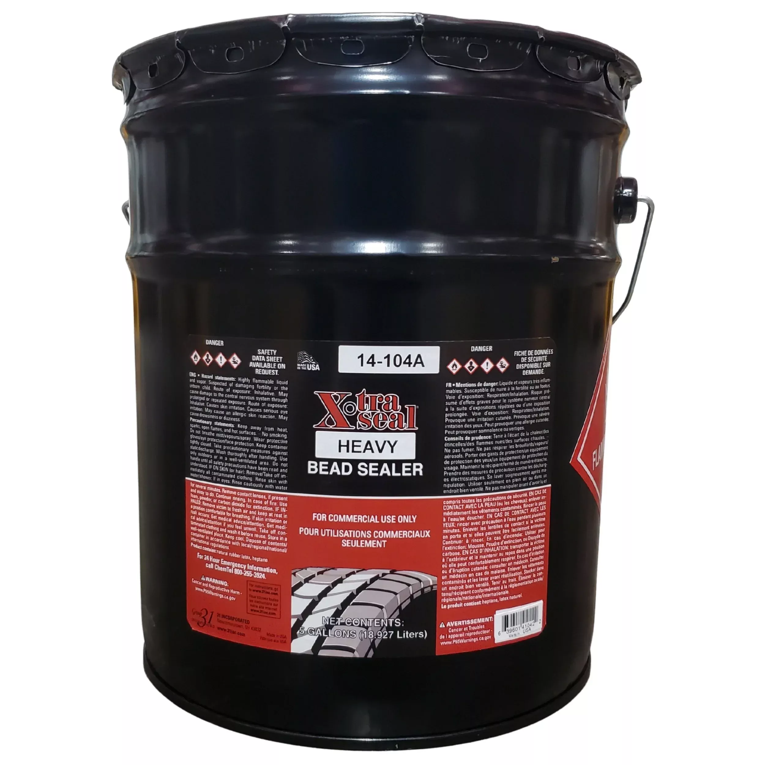 Xtra Seal 14-104B HD Tire Bead Sealer - 5 Gallon Bucket