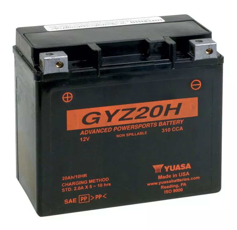 Yuasa GYZ20H Factory Activated AGM High Performance Battery For Harley
