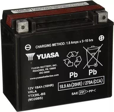 Yuasa YTX20L-BS Battery