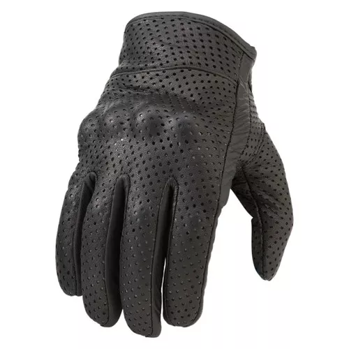 Z1R 270 Mens Perforated Leather Motorcycle Gloves