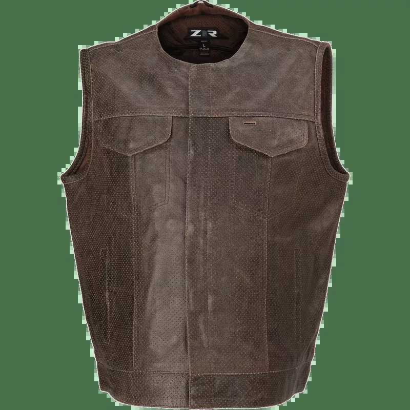 Z1R Vest Lthr Ganjaprf