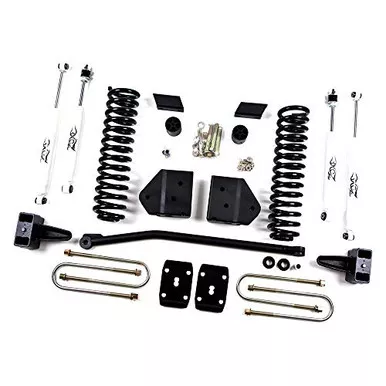 Zone Offroad F16N 4″ Suspension Lift Kit fits Ford F250/F350 Diesel Black Shocks
